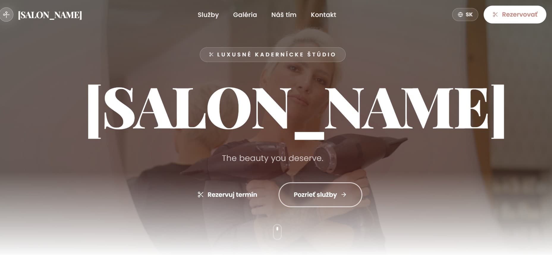 Luxusný Hair Salón